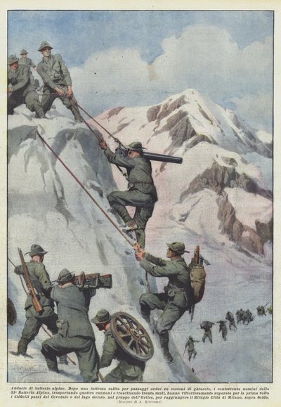 Audaces des batteries alpines - Achille Beltrame