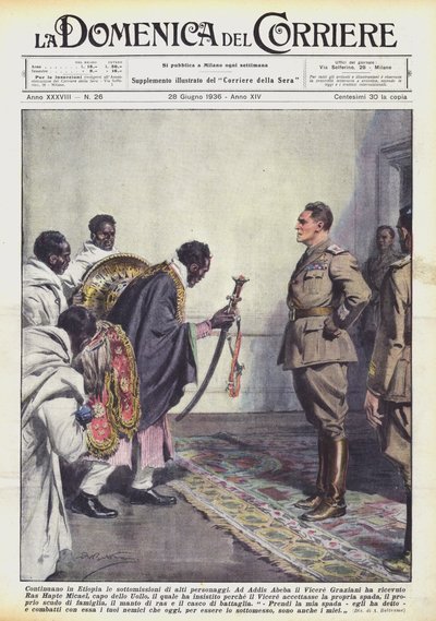 Les soumissions de hauts personnages continuent en Éthiopie - Achille Beltrame