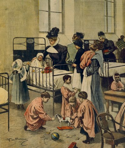 Distribution de cadeaux de Noël aux enfants pauvres à l