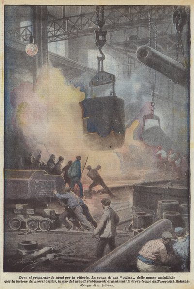 Où se préparent les armes pour la victoire - Achille Beltrame
