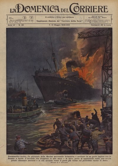Arrivée dramatique - Achille Beltrame