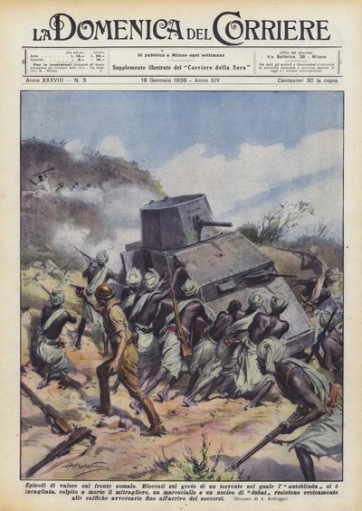 Épisodes de bravoure sur le front somalien - Achille Beltrame