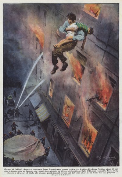 Héroïsmes des Italiens - Achille Beltrame