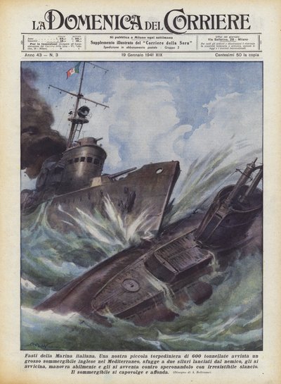 Les fastes de la marine italienne - Achille Beltrame