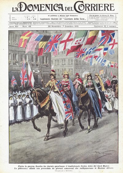 Après la guerre, Londres a retrouvé cette année le traditionnel cortège dit du Lord Mayor - Achille Beltrame