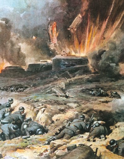 France, Ligne Maginot, illustration de 