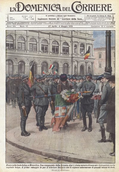Fraternité italo-belge à Bruxelles - Achille Beltrame