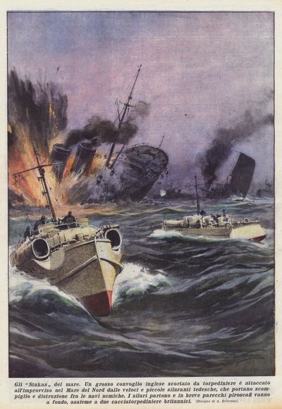 Les Stukas de la mer - Achille Beltrame