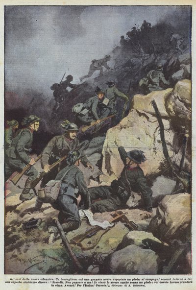 Les héros de la nouvelle offensive - Achille Beltrame