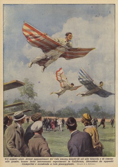 Les hommes ailés - Achille Beltrame