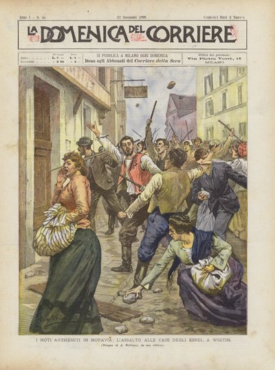 Les émeutes antisémites en Moravie, l