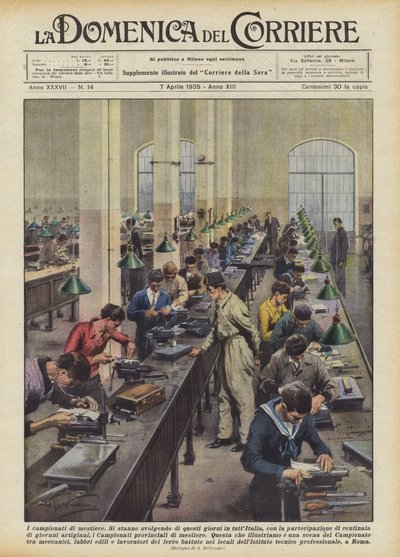 Les championnats de métier - Achille Beltrame