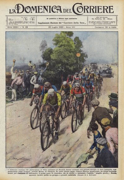 Les champions italiens participant au Tour de France ont animé avec grande énergie - Achille Beltrame