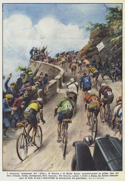 Les enthousiasmes retentissants des supporters de Guerra et de Binda ont caractérisé la première phase du Giro d