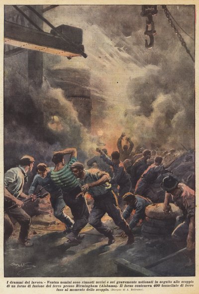 Les drames du travail - Achille Beltrame