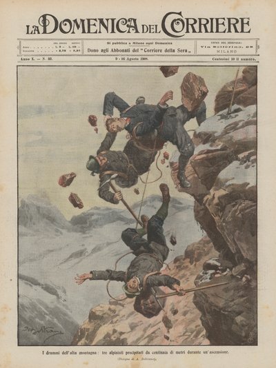 Les drames de la haute montagne, trois alpinistes précipités de centaines de mètres lors d
