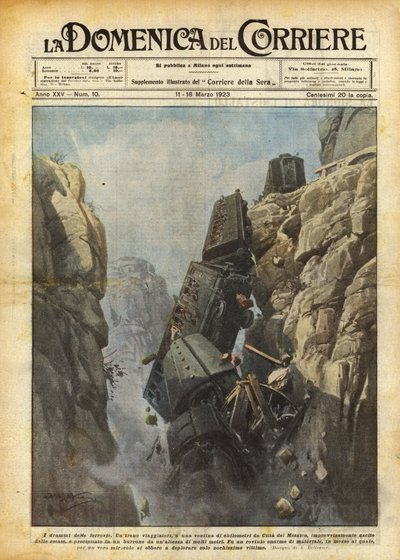 Les drames des chemins de fer - Achille Beltrame