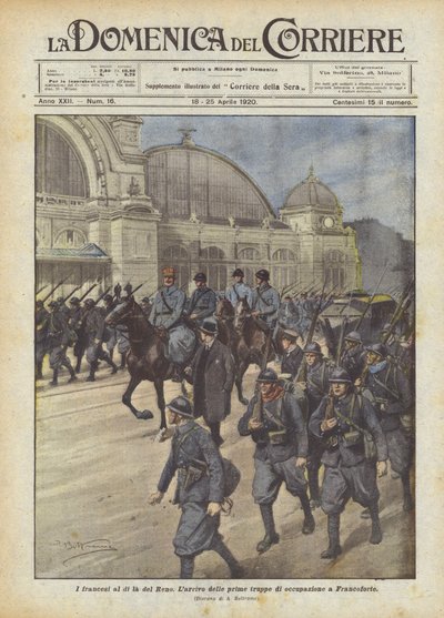Les Français au-delà du Rhin - Achille Beltrame