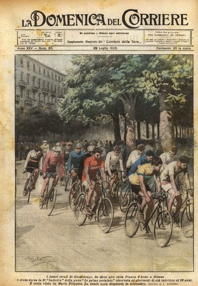Les futurs rivaux de Girardengo - Achille Beltrame