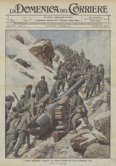 Les prodiges de notre artillerie, un colosse d