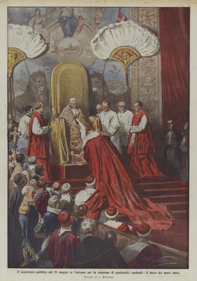 Le consistoire public du 28 mai au Vatican pour la création de quatorze cardinaux - Achille Beltrame