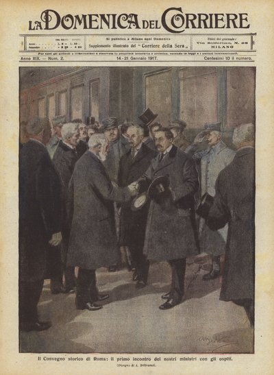 Le Congrès historique de Rome, la première rencontre de nos ministres avec les invités - Achille Beltrame
