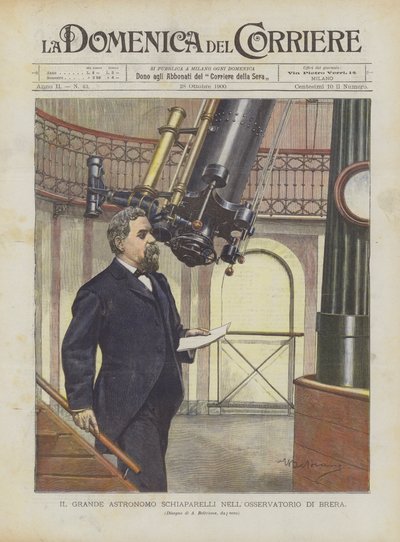 Le grand astronome Schiaparelli à l