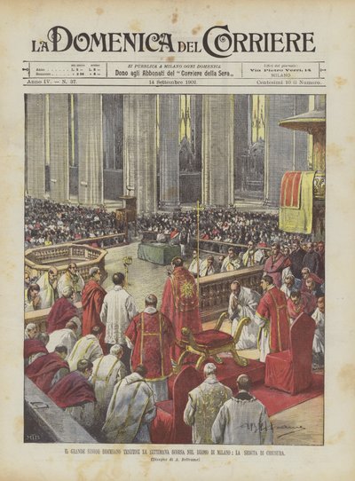 Le grand synode diocésain tenu la semaine dernière dans la cathédrale de Milan, la séance de clôture - Achille Beltrame
