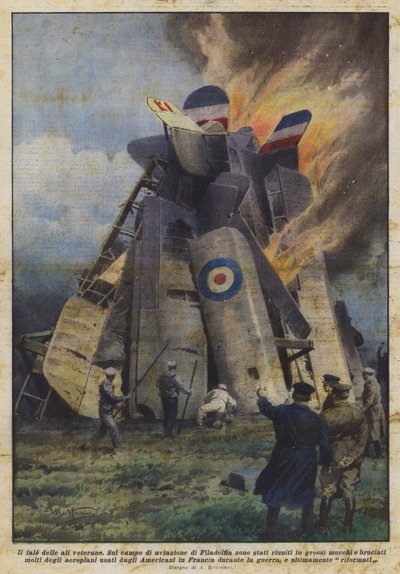 Le bûcher des ailes vétéranes - Achille Beltrame