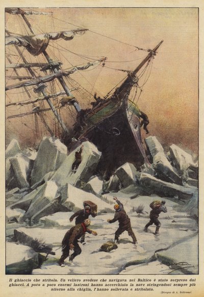 La glace qui écrase - Achille Beltrame