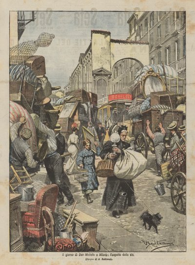 Le jour de la Saint-Michel à Milan, l