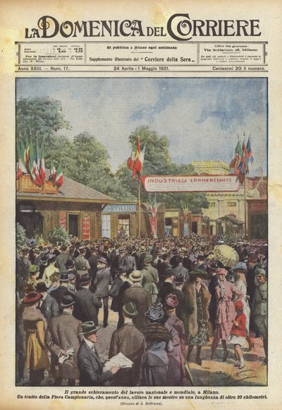 Le grand déploiement du travail national et mondial, à Milan - Achille Beltrame