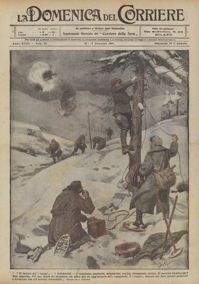 Le travail des araignées - Achille Beltrame