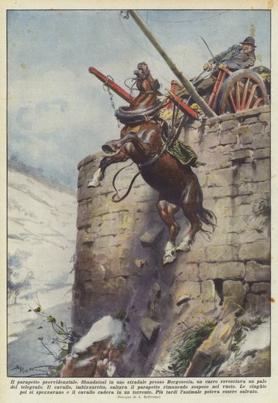 Le parapet providentiel - Achille Beltrame