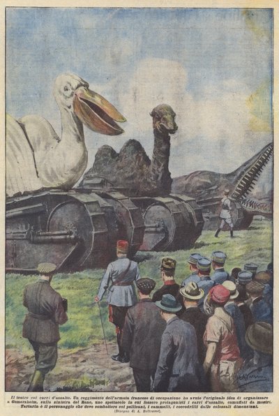 Le théâtre avec les chars d