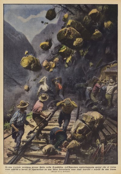 Dans une région montagneuse près de Quito, en République de l