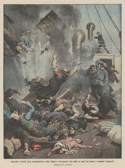 Incendie à bord d