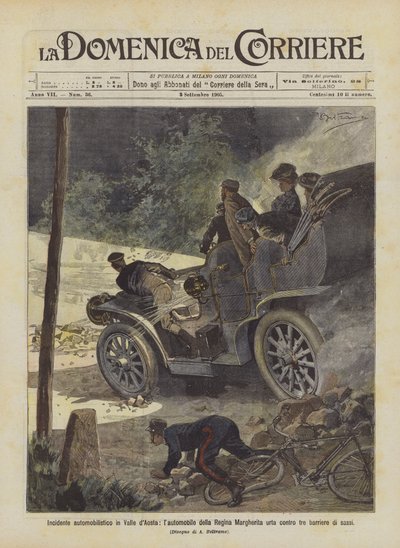 Accident automobile en Vallée d