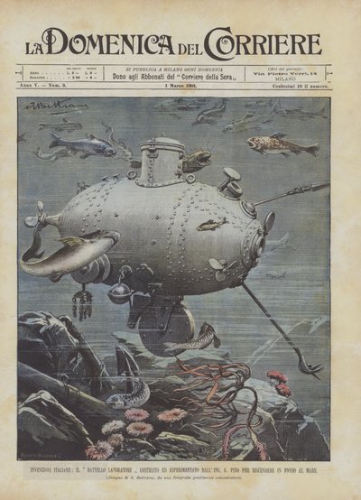 Inventions italiennes, le bateau travailleur construit et expérimenté par l