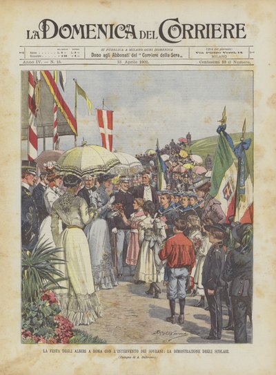 La fête des arbres à Rome avec l