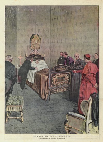La maladie de SS Léon XIII - Achille Beltrame