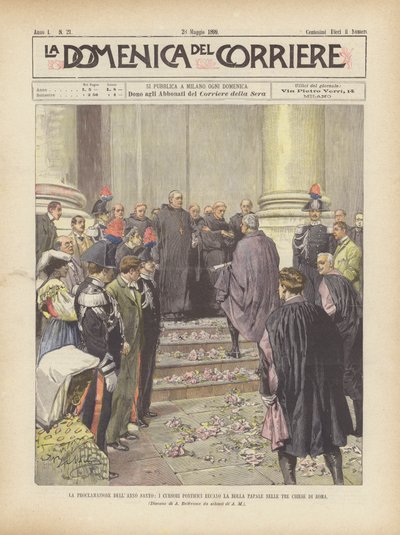 La proclamation de l