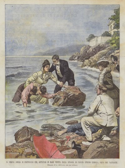 La reine Amélie de Portugal qui, s