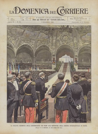 La solennelle cérémonie de distribution des prix aux exposants à l