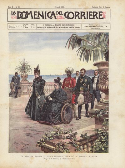 La vieille reine Victoria d