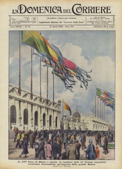 La XVIe Foire de Milan est ouverte - Achille Beltrame