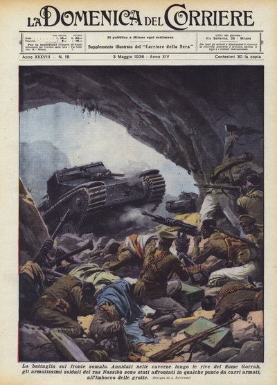 La bataille sur le front somalien - Achille Beltrame