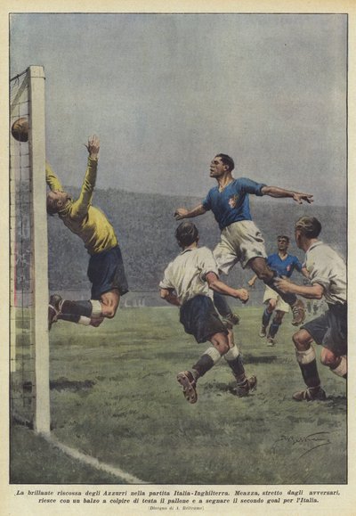 La brillante revanche des Azzurri dans le match Italie-Angleterre - Achille Beltrame