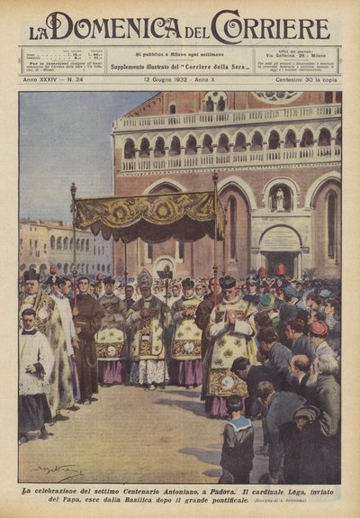 La célébration du septième centenaire antonien, à Padoue - Achille Beltrame