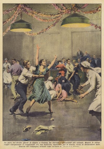 La compétition de danse de trente jours à Cologne a épuisé les concurrents les plus obstinés - Achille Beltrame